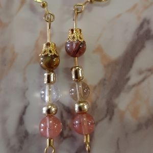 Tourmaline Beaded Earrings